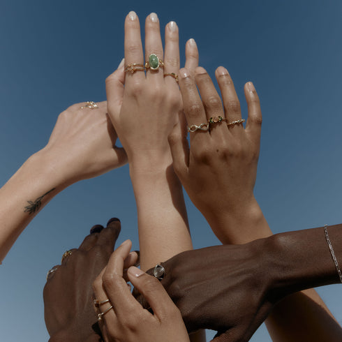 The Hilma Ring in Yellow Gold