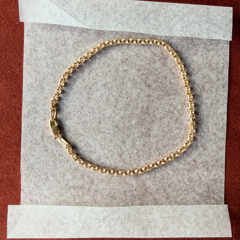 Rolo Bracelet in Yellow Gold