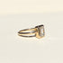 Bezel Set Emerald Cut Lab Grown Diamond Ring