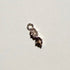 Suncatcher Sleeper Charm Three: with Morganite & Smokey Quartz in Silver