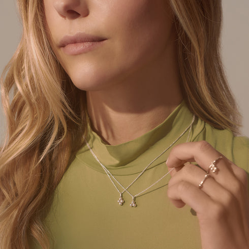 The Quattuor Pendant Charm in Silver