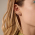 The Tres Stud Earrings in Yellow Gold