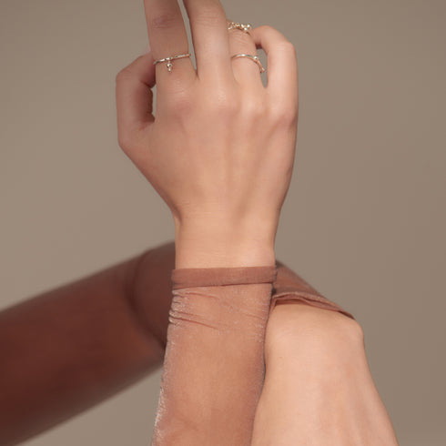 The Duo Charm Ring in Yellow Gold