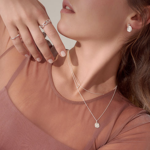 The Duo Ring in Silver