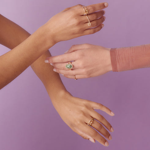 The Hilma Ring in Yellow Gold