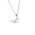 The Juno Disc Pendant ~ Lab Grown Diamond Baguette