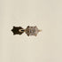 Radiant and Half Moon Lab Grown Diamonds Trilogy Ring