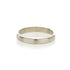 Men's Band in White Gold