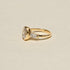 Bezel Set Oval and Tapered Baguette Lab Grown Diamonds Trilogy Ring