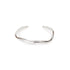 Crescent Bangle in Silver