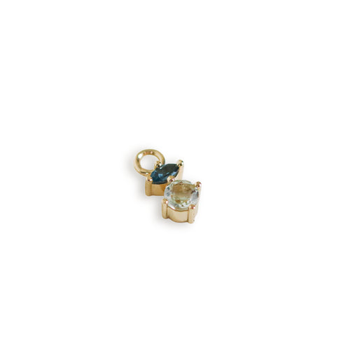 Suncatcher Sleeper Charm Two: with Prasiolite & Topaz