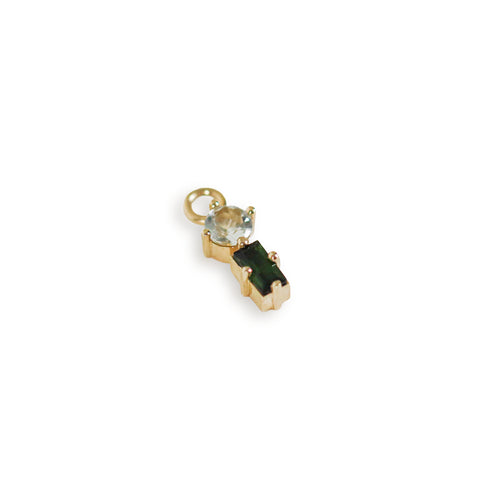 Suncatcher Sleeper Charm One: with Prasiolite & Tourmaline