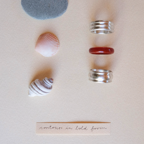 Triple Band in Silver