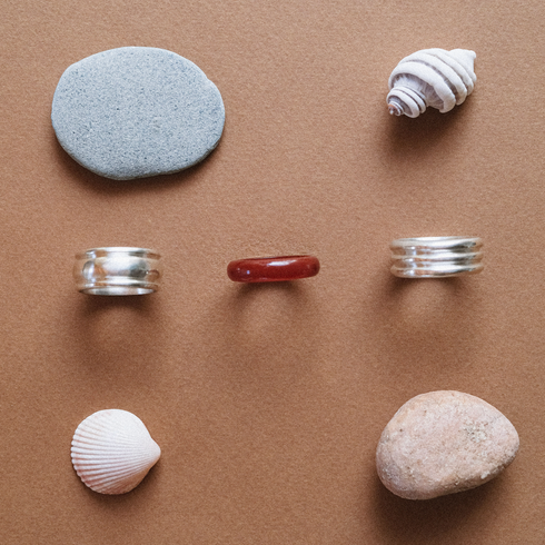 Triple Band in Silver