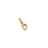 D ~ Alphabet Charm in Yellow Gold