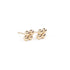 The Quattuor Stud Earrings in Yellow Gold