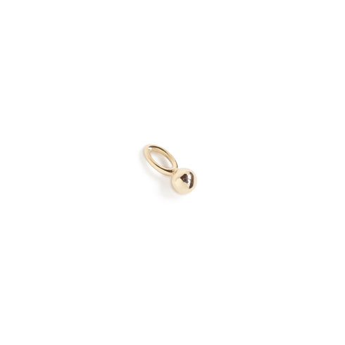 The Solo Pendant Charm in Yellow Gold