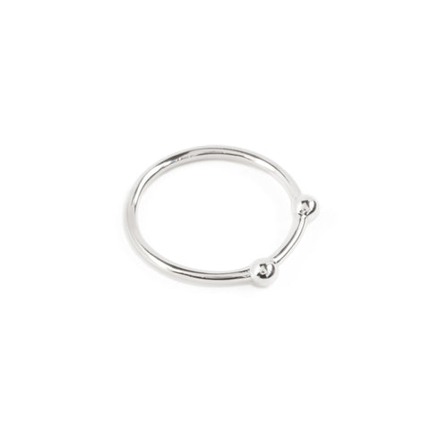 The Duo Ring in Silver