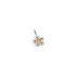 The Quinque Pendant Charm with Citrine in Silver