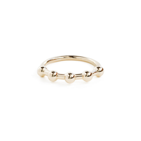 The Quinque Ring in Yellow Gold