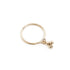 The Tres Charm Ring in Yellow Gold