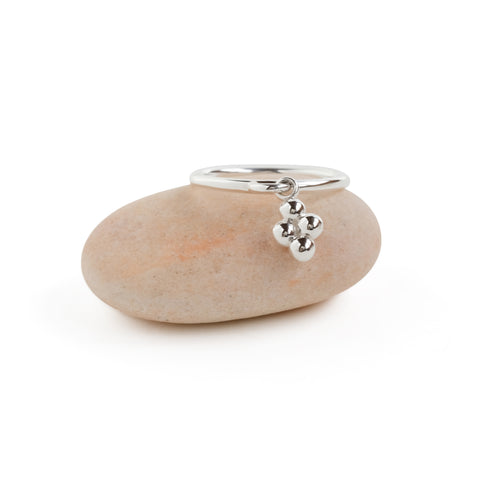 The Quattuor Charm Ring in Silver