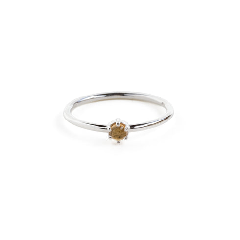 The Portal Ring with Citrine in Silver