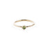 The Portal Ring with Jade in Yellow Gold