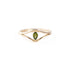 The Visionary Ring with Tourmaline in Yellow Gold