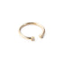 Diamond Gap Ring in Yellow Gold