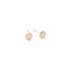 Dot Stud Earrings in Yellow Gold