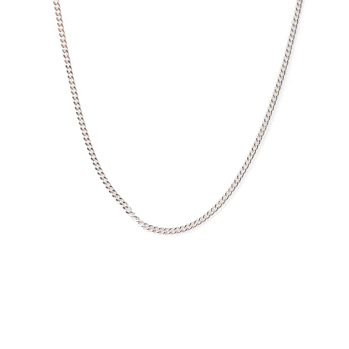 Curb Chain in Silver