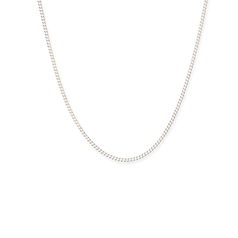 Curb Chain in Silver