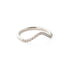Gentle Diamond Wishbone Ring