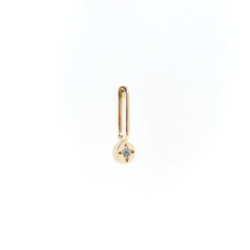 Birthstone Dot Pendant Charms in Yellow Gold