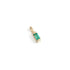 Mini Baguette Birthstone Pendant Charms in Yellow Gold