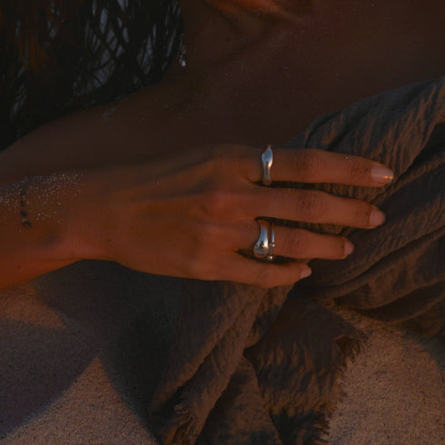 Tide Ring 3 in Silver