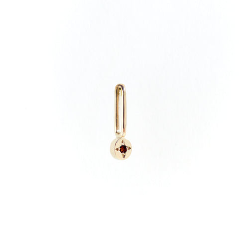 Birthstone Dot Pendant Charms in Yellow Gold