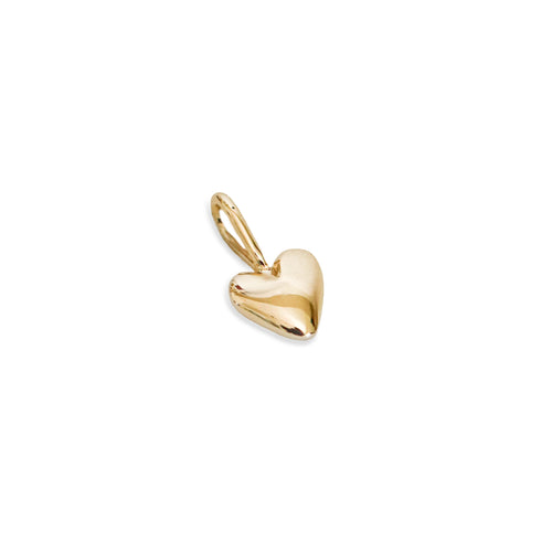 Heart Charm in Yellow Gold