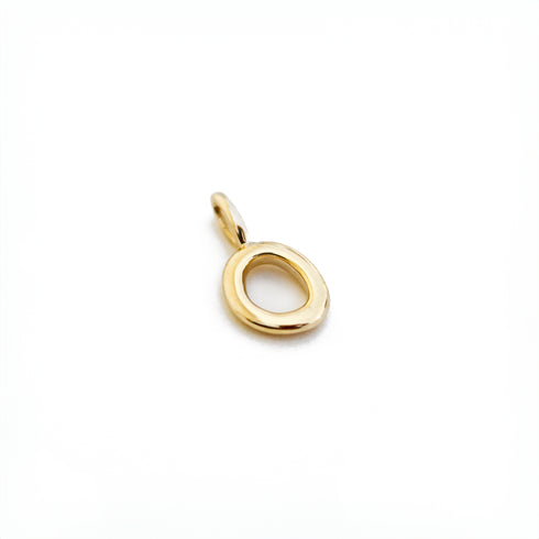 The Halo Charm in Yellow Gold