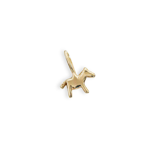 Horse Charm in Yellow Gold