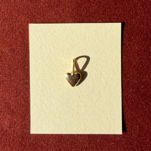 Heart Charm in Silver