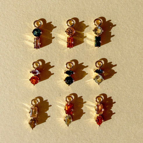 Suncatcher Sleeper Charm One: with Morganite & Citrine