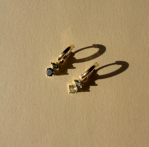 Suncatcher Sleeper Charm Two: with Prasiolite & Topaz