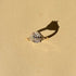 Oval and Half Moon Lab Grown Diamonds Trilogy Ring