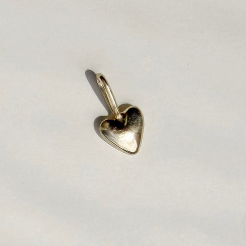 Heart Charm in Yellow Gold