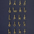 D ~ Alphabet Charm in Yellow Gold