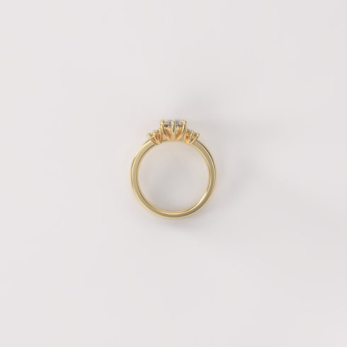 Marquise Trilogy Lab Grown Diamond Ring