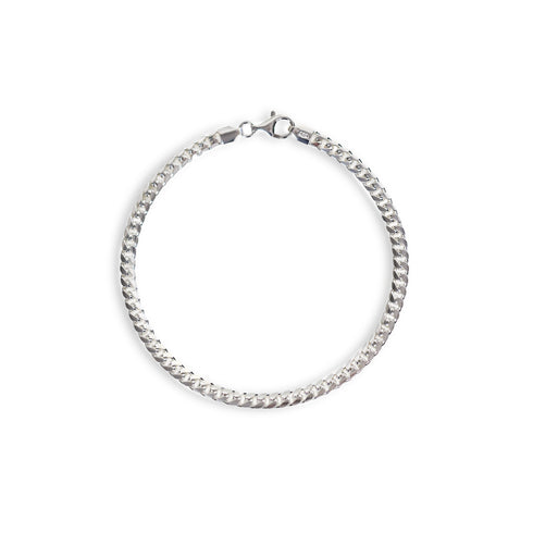 Curb Bracelet in Silver
