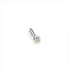 Three Claw Mini Moonstone Pendant Charm in Silver